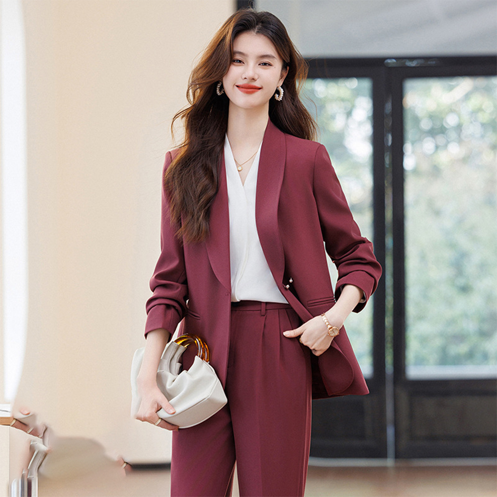 Blazer Set Women Formal - Women's Office Suit 2 Piece Set