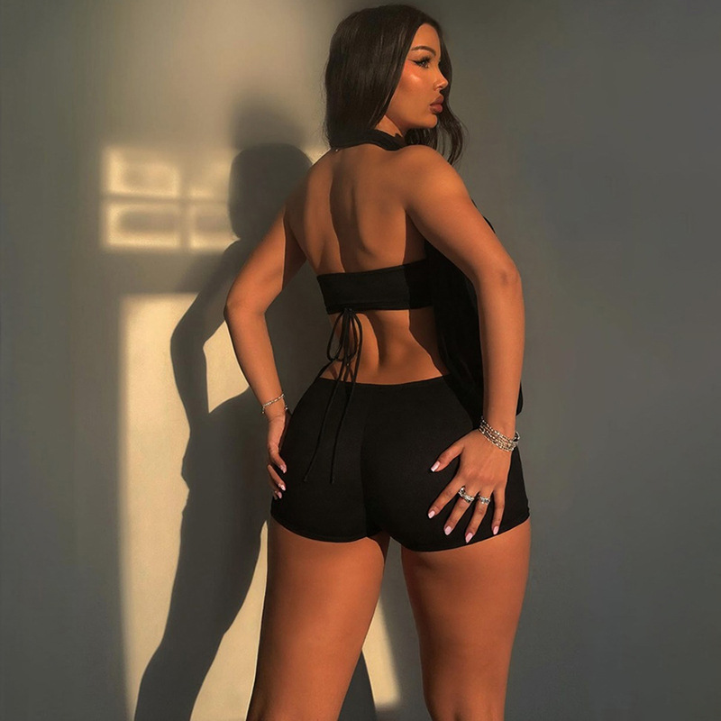 Black Women Jumpsuit Sexy Halt – Women'S Formal Wear Jumpsuit Bewertung und Preis
