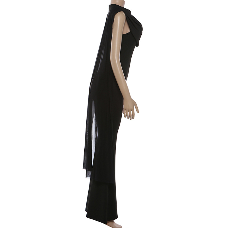 Black Women Jumpsuit Sexy Slee – Women'S Formal Wear Jumpsuit Bewertung und Preis