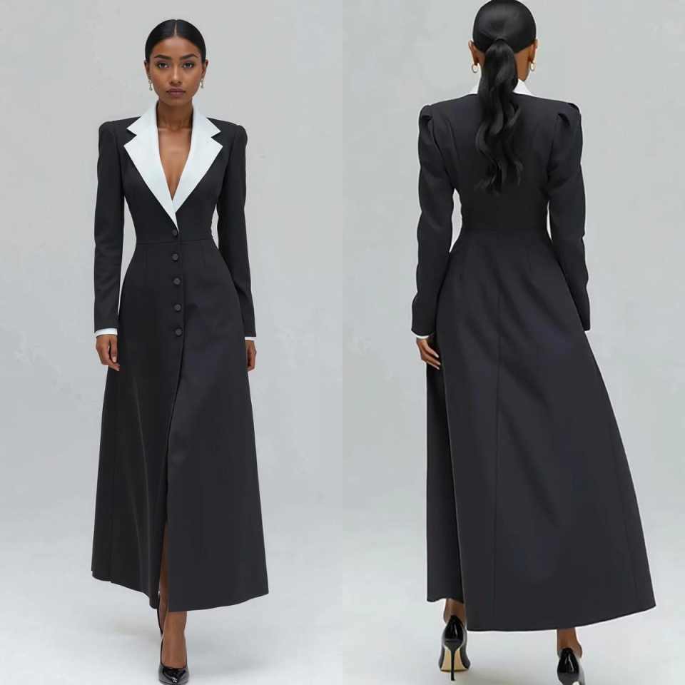 A Line Women Long Blazer Jacke – Women'S Formal Wear For A Wedding Guest Bewertung und Preis