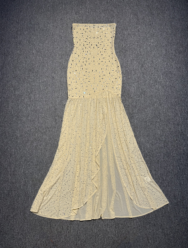 Yellow Crystal Women Prom Dres – Yellow Formal Wear Women Bewertung und Preis