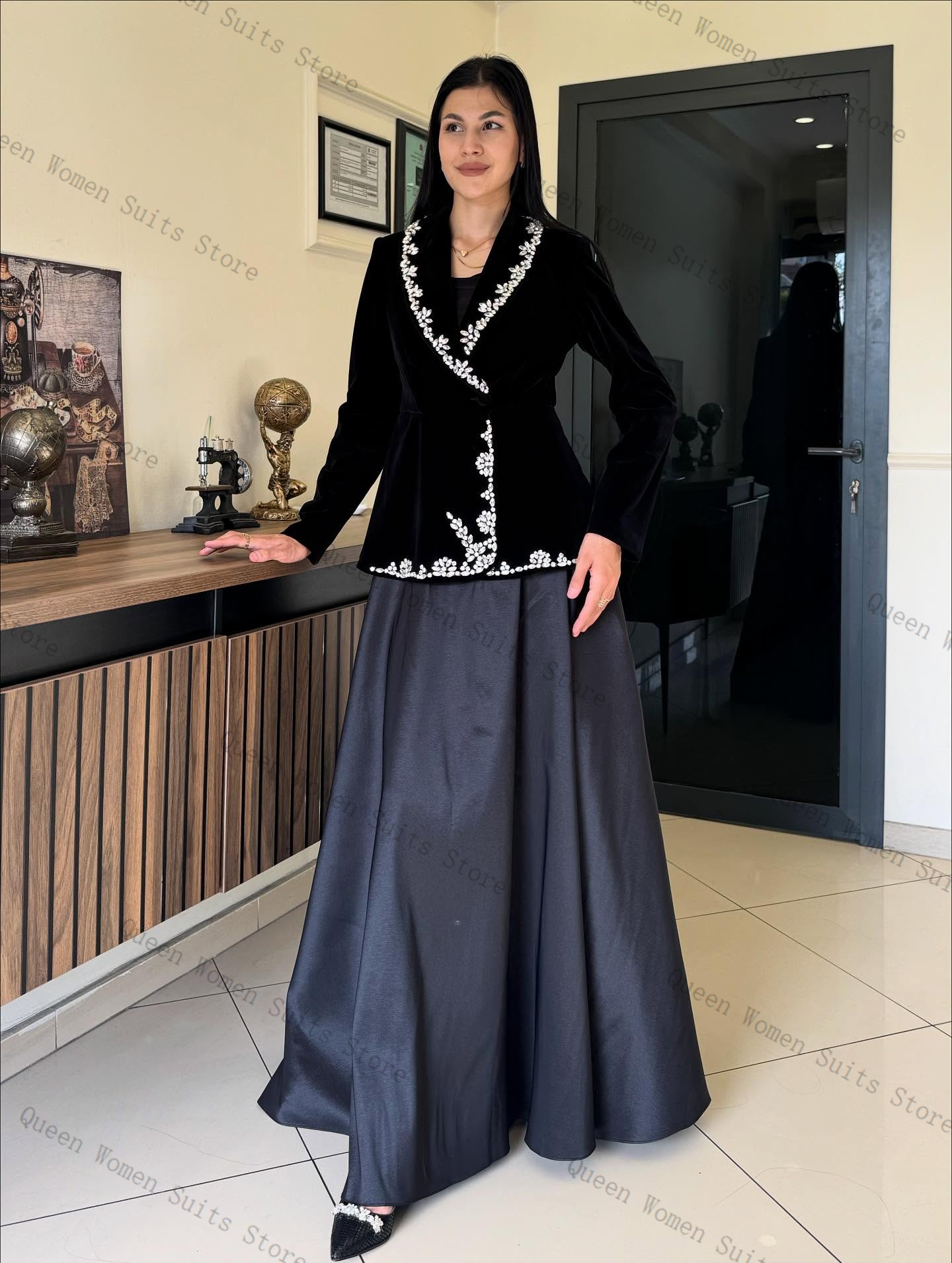 Velvet Women Suit Skirt Set 2  – Women'S Formal Wear For A Wedding Guest Bewertung und Preis
