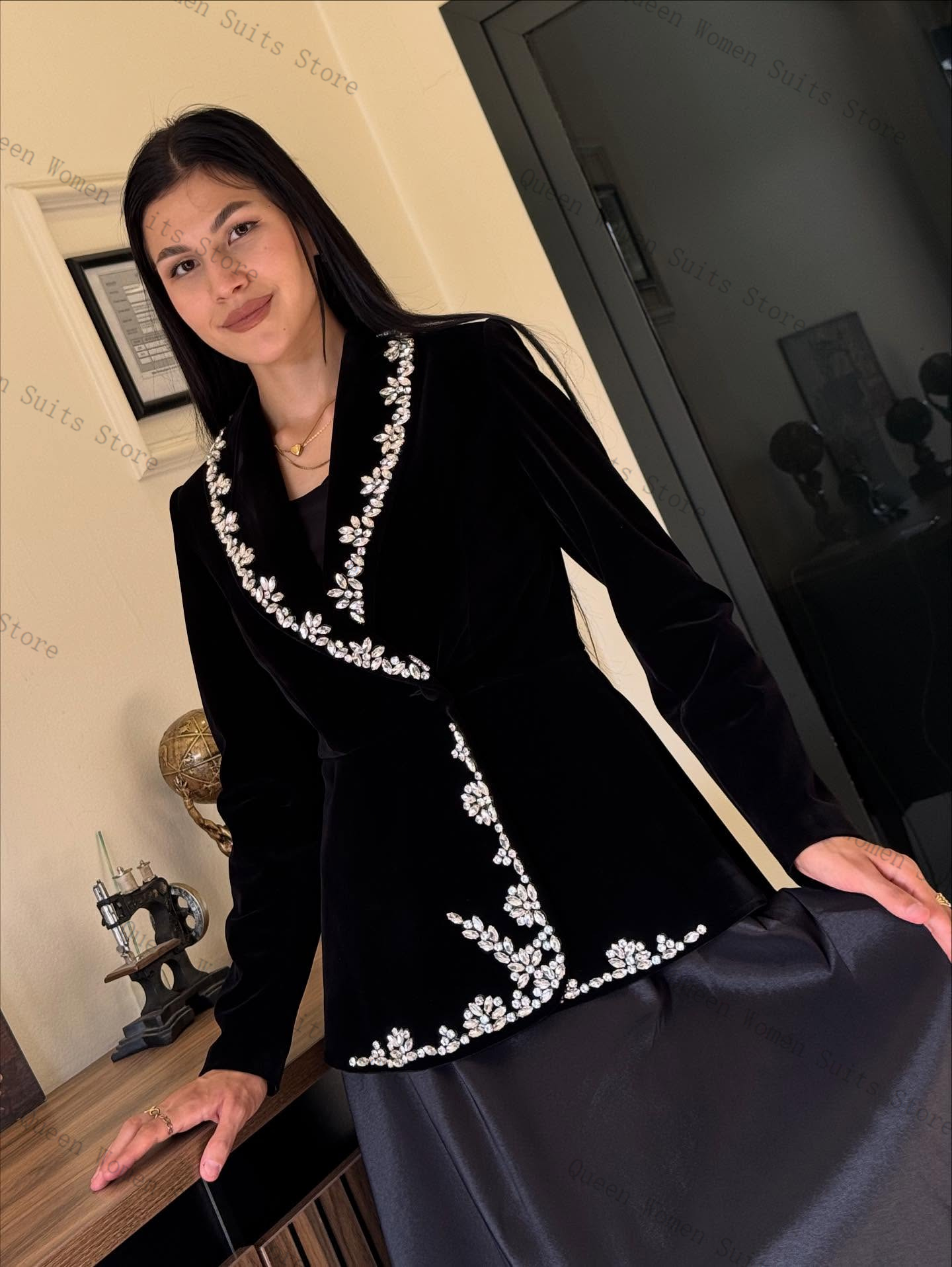 Velvet Women Suit Skirt Set 2  – Women'S Formal Wear For A Wedding Guest Bewertung und Preis