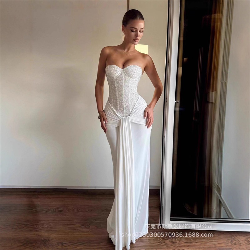 Glitter Sequins Women Prom Dre – Formal Wear Gowns For Women Bewertung und Preis