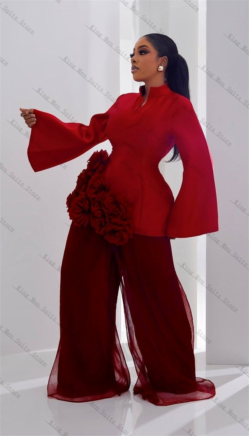 Burgundy Women Suit Set 2 Pcs  – Women'S Formal Wear For A Wedding Guest Bewertung und Preis