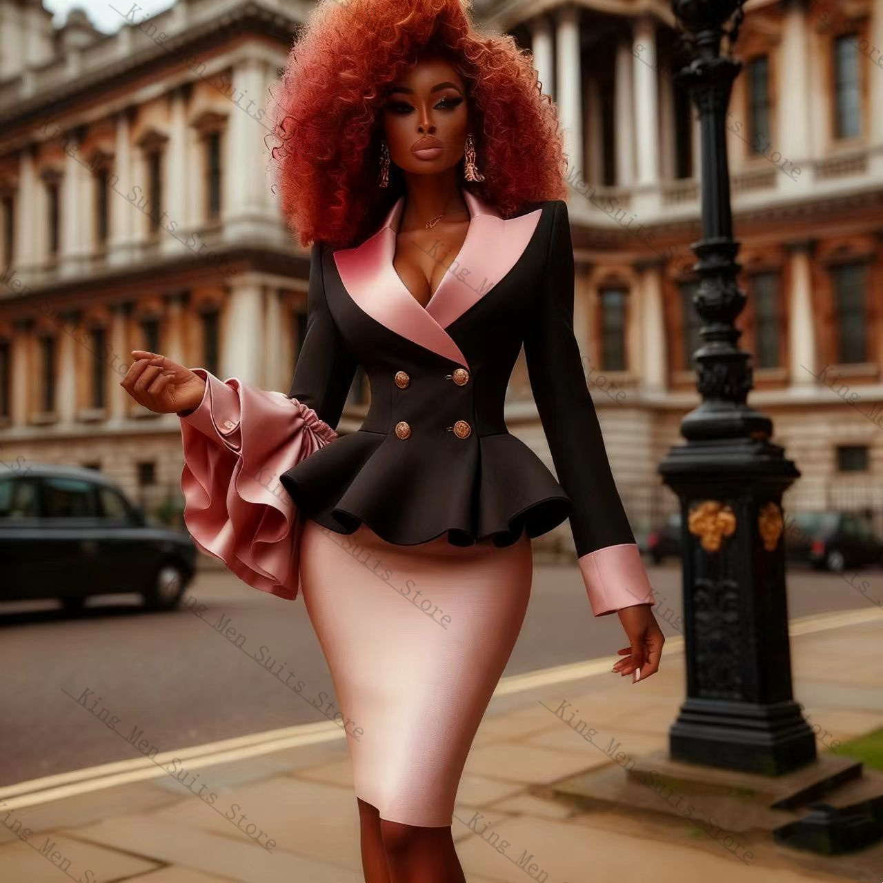 Black Pink Women Suit Set 2 Pc – Women'S Formal Wear For A Wedding Guest Bewertung und Preis