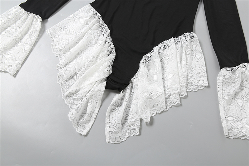Black White Lace Women Jumpsui – Women'S Formal Wear Jumpsuit Bewertung und Preis