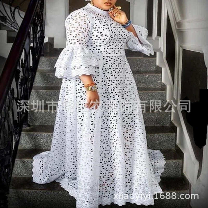 White Dress Women Flare Sleeve – Formal Wear Gowns For Women Bewertung und Preis