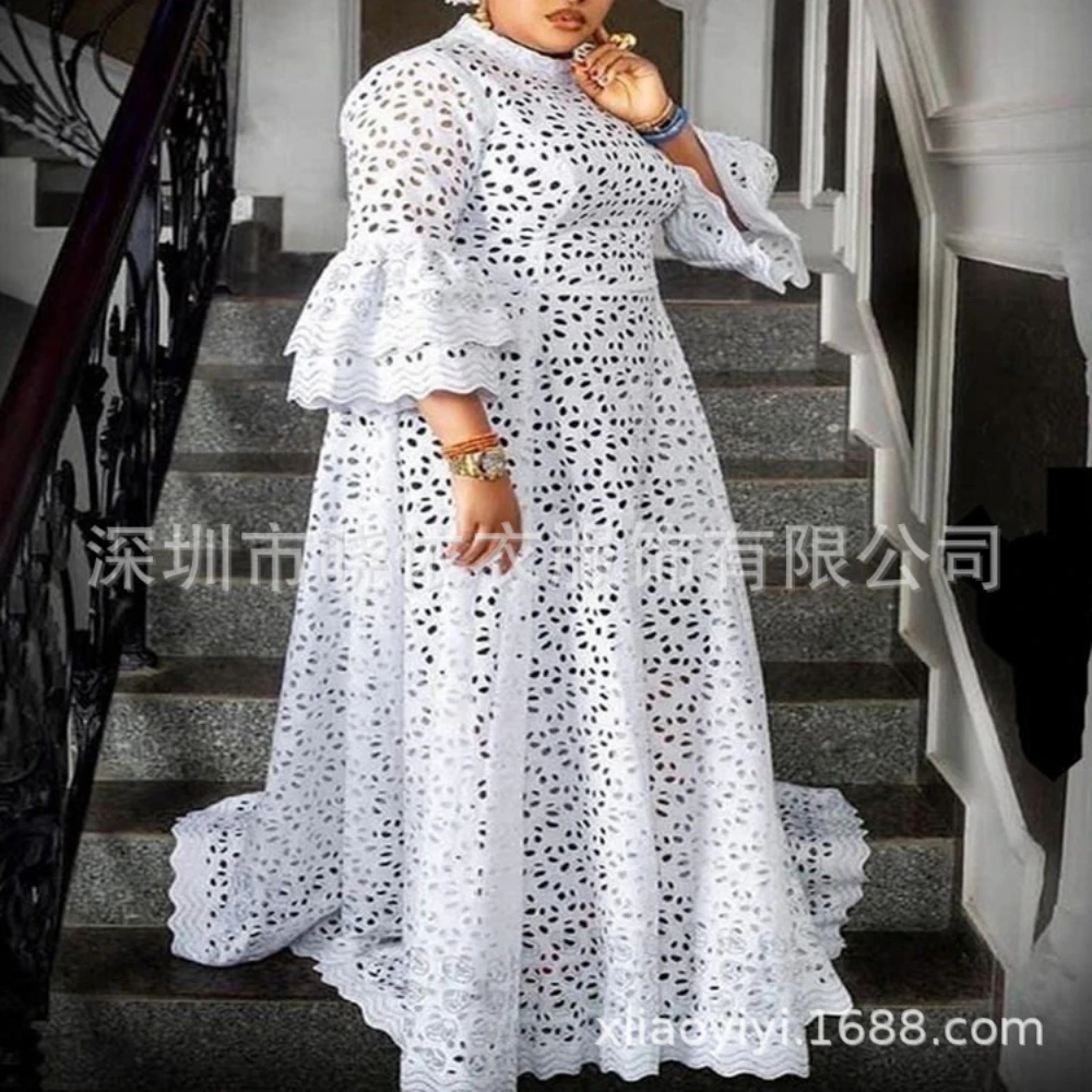 White Dress Women Flare Sleeve – Formal Wear Gowns For Women Bewertung und Preis