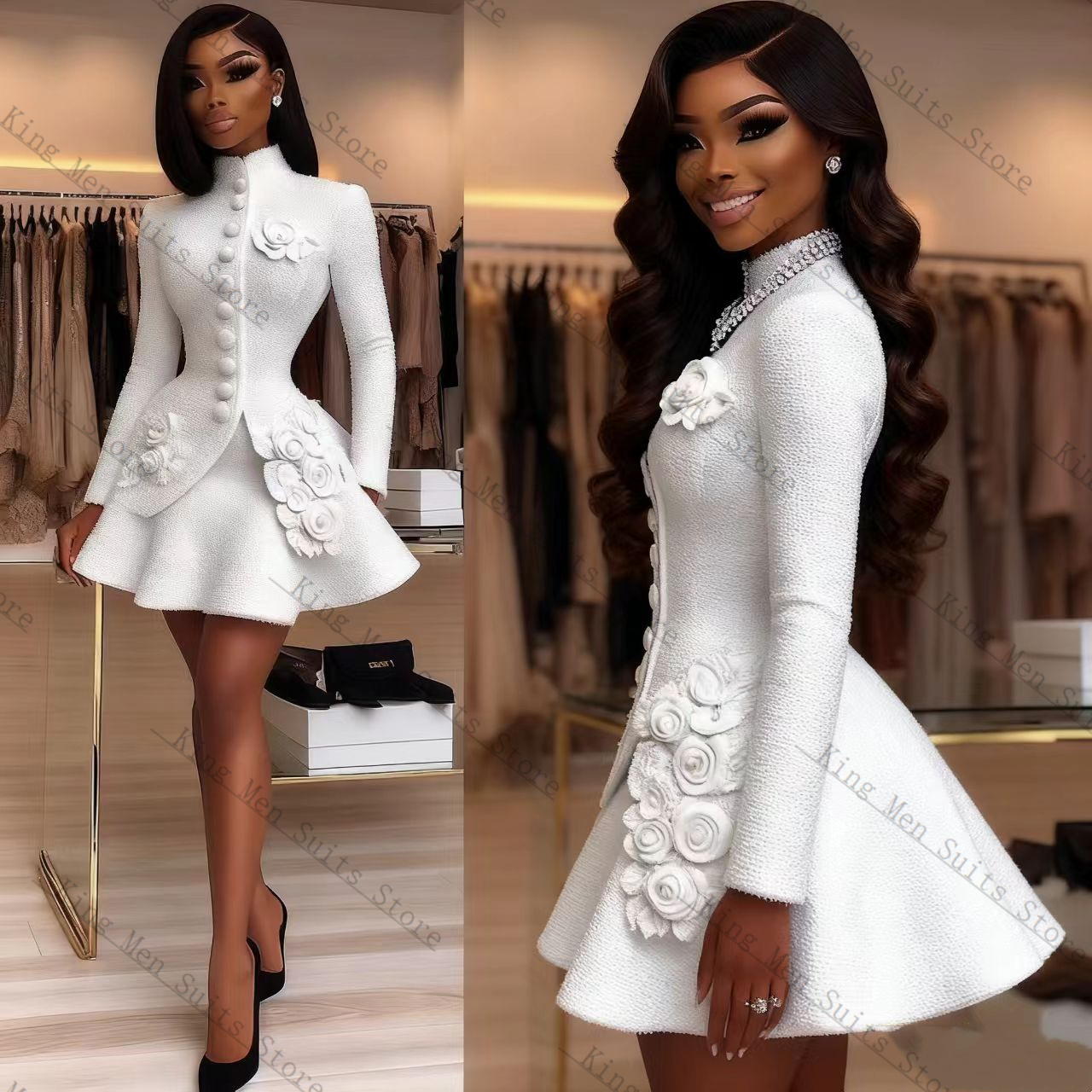 Luxury White Women Suit Set 2  – Women'S Formal Wear For A Wedding Guest Bewertung und Preis