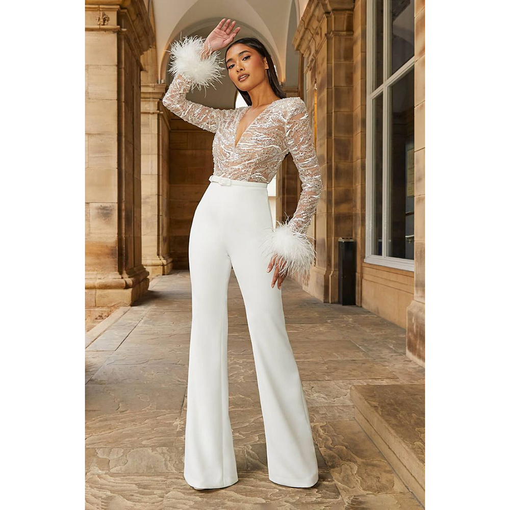 Chic Evening Dress Jumpsuits f – Women'S Formal Wear Jumpsuit Bewertung und Preis
