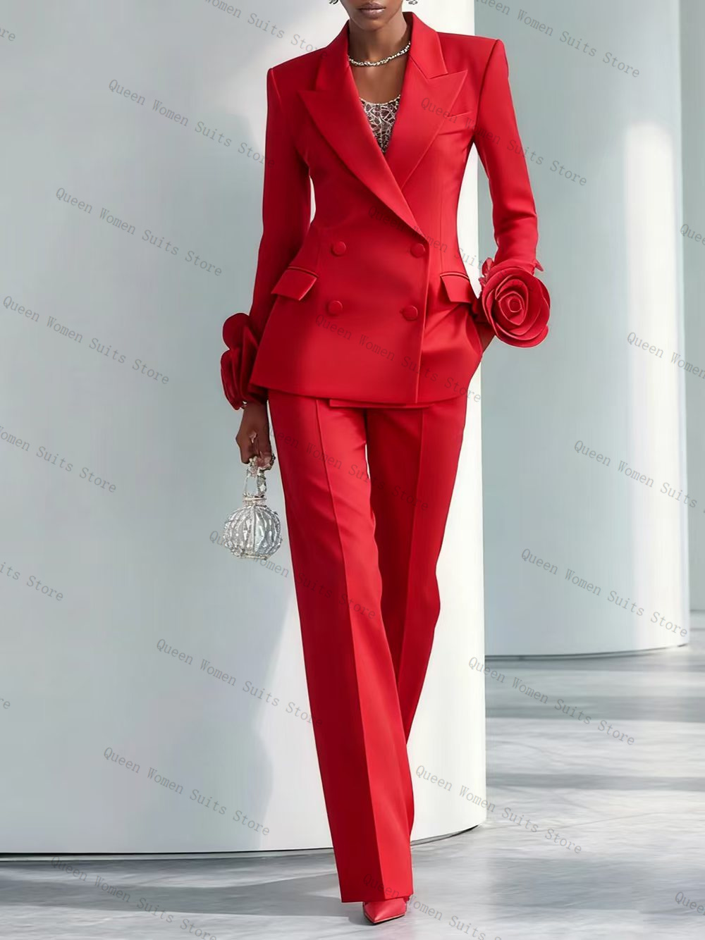 Luxury Red Women Suit Set 2 Pc – Women'S Formal Wear For A Wedding Guest Bewertung und Preis