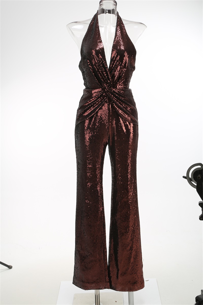 Glitter Sequins Women Jumpsuit – Women'S Formal Wear Jumpsuit Bewertung und Preis