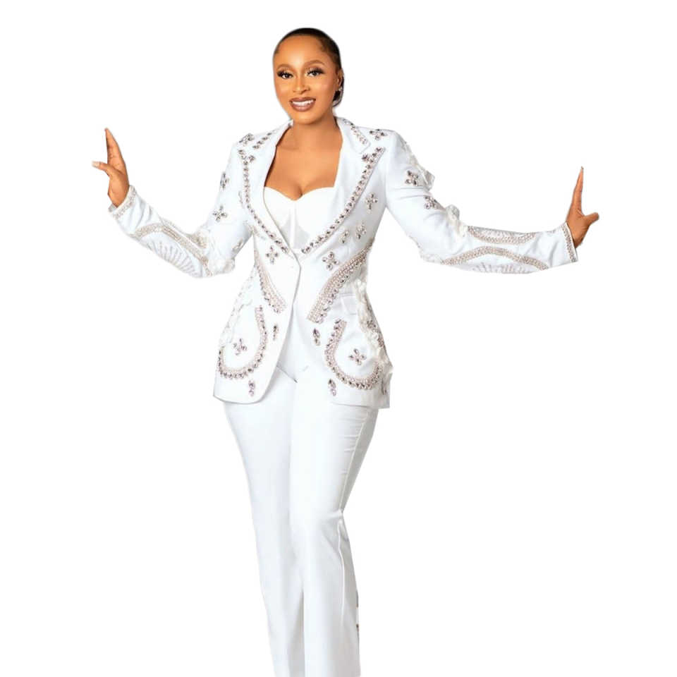 Luxury Women Pants Suits 2 Pcs – Women'S Formal Wear For A Wedding Guest Bewertung und Preis
