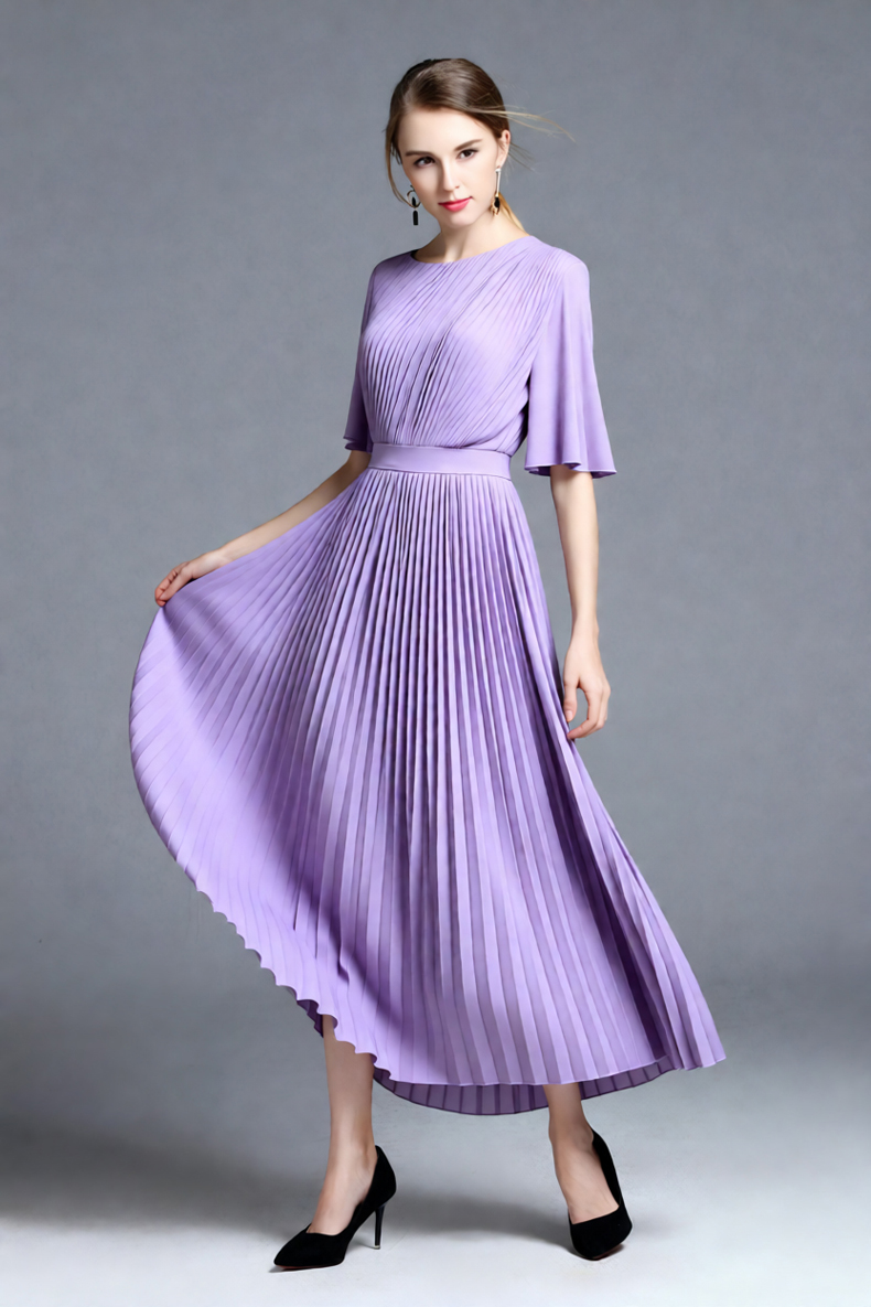 Women's Lilac Cape Sleeve Plea – Women'S Formal Wear For A Wedding Guest Bewertung und Preis