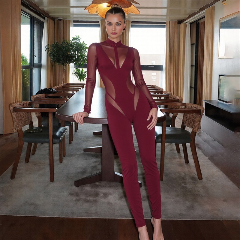Sexy Black Women Jumpsuit See  – Women'S Formal Wear Jumpsuit Bewertung und Preis
