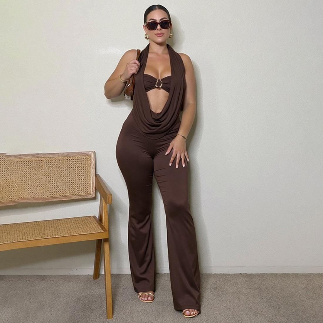 Black Women Jumpsuit 2 Pieces  – Women'S Formal Wear Jumpsuit Bewertung und Preis