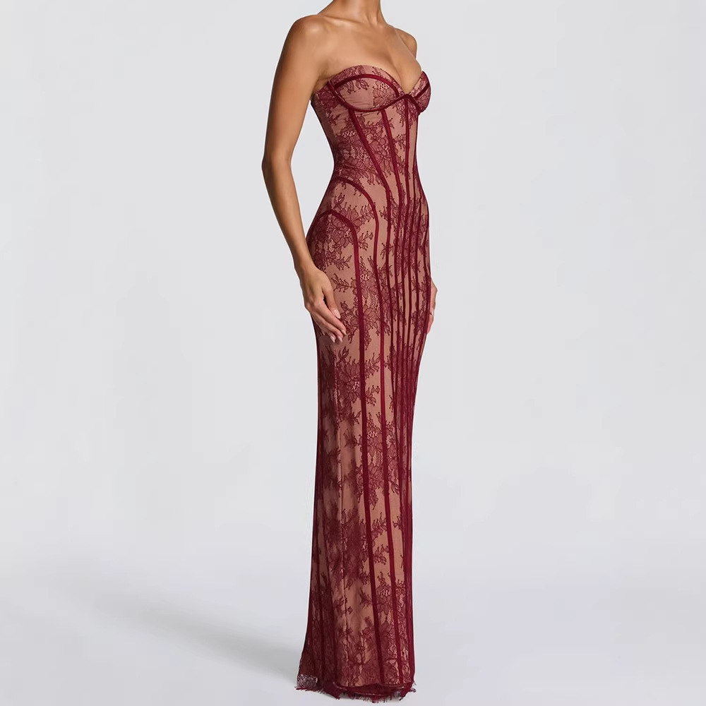 Strapless Bodycon Maxi Dress f – Formal Wear Gowns For Women Bewertung und Preis
