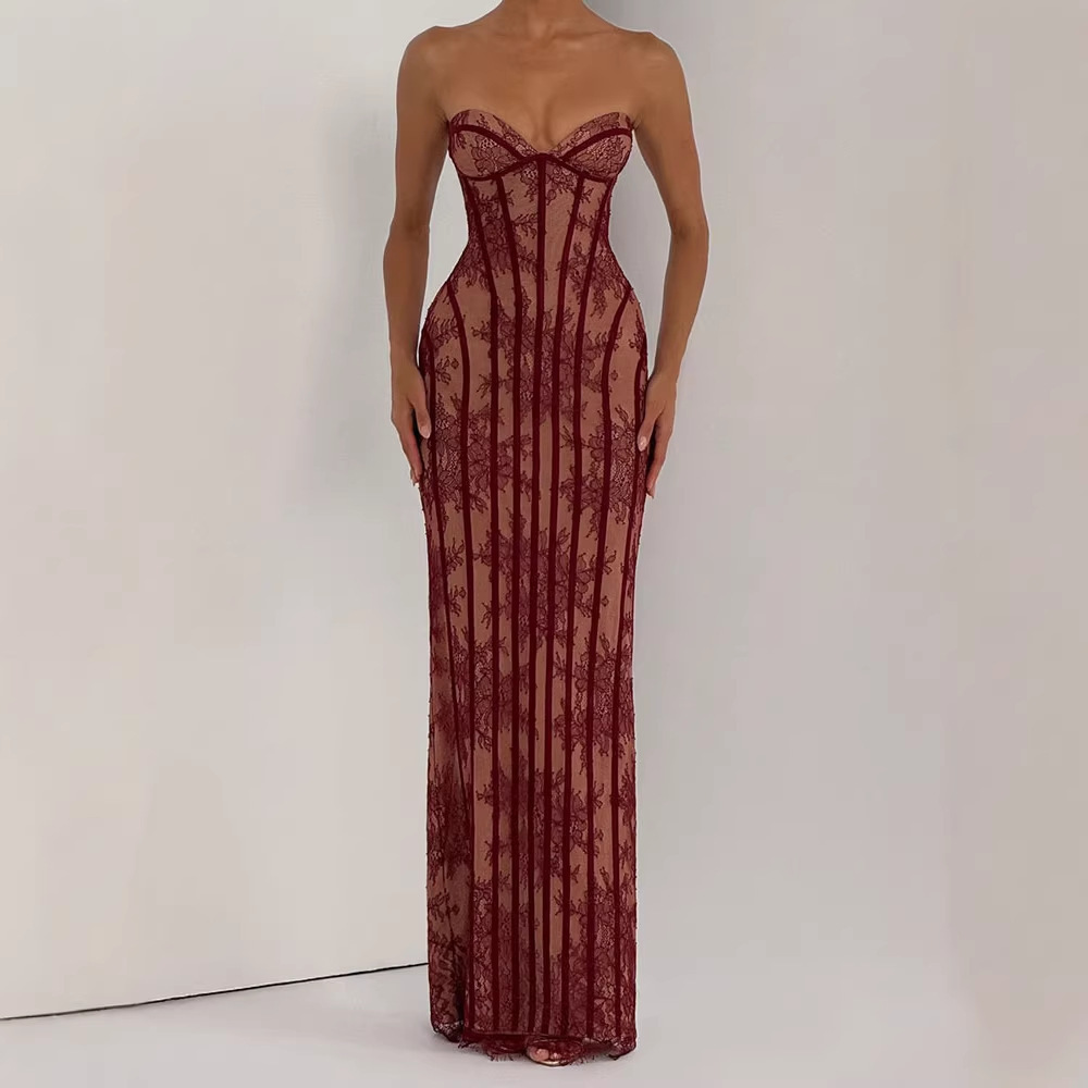 Strapless Bodycon Maxi Dress f – Formal Wear Gowns For Women Bewertung und Preis
