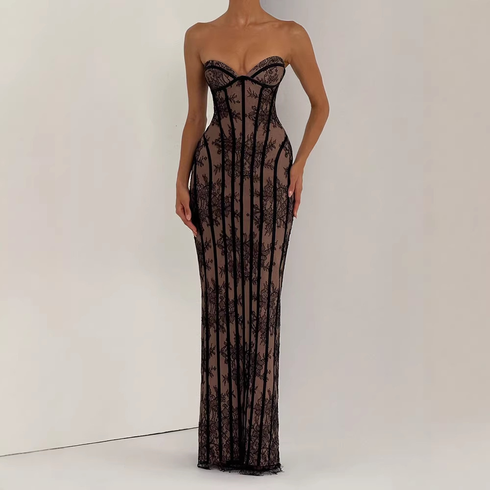 Strapless Bodycon Maxi Dress f – Formal Wear Gowns For Women Bewertung und Preis