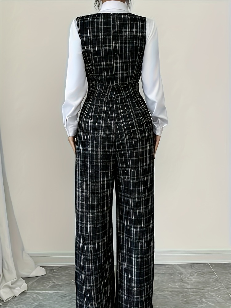 Women High Waist Wide Leg Plai – Women'S Formal Wear Jumpsuit Bewertung und Preis
