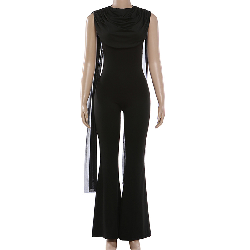 Black Women Jumpsuit Sexy Slee – Women'S Formal Wear Jumpsuit Bewertung und Preis